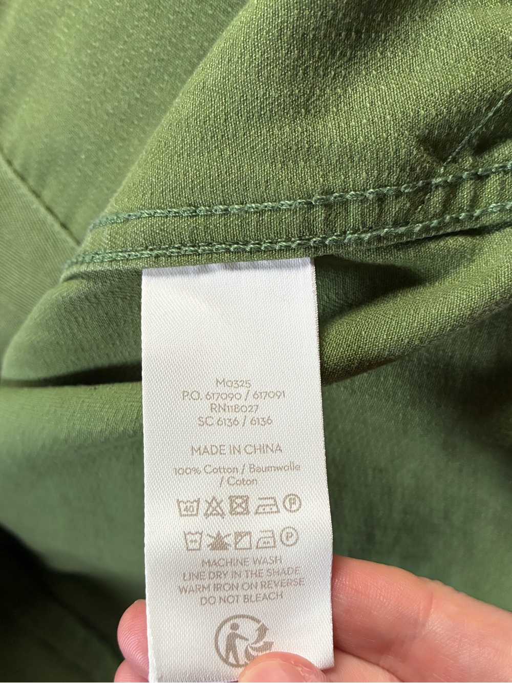 Boden Olive Green Cotton Canvas Button-Up Workwear Jacket - Picture 6 of 7